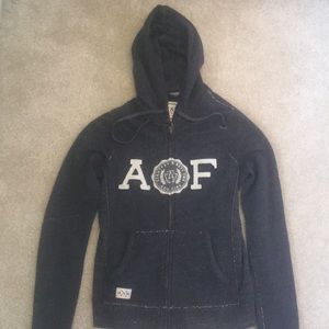 A&F zip up sweatshirt